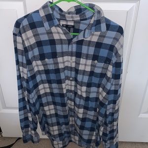 Men’s Gap Blue & Grey Flannel